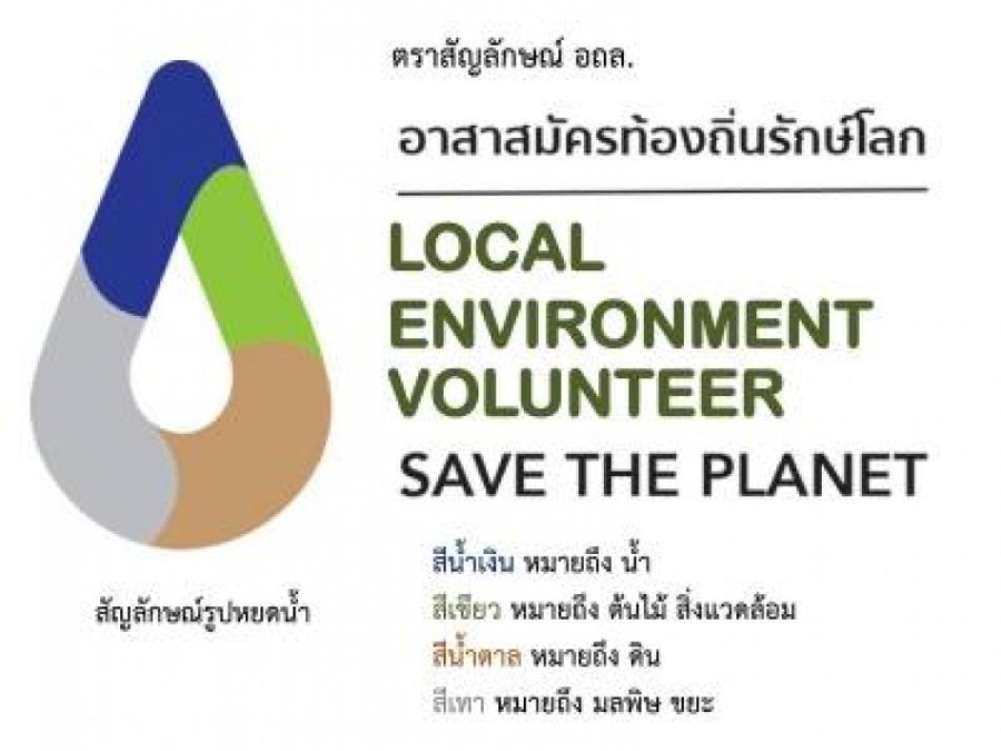 ประชาสัมพันธ์สัญลักษณ์อาสาสมัครท้องถิ่นรักษ์โลก